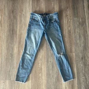 Gap Jeans Distressed and Cropped
